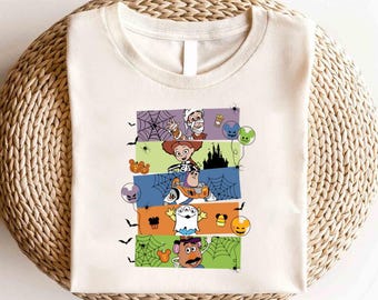 Disney Toy Story Friends Halloween Shirt, Buzz Woody Jessie Halloween Shirt, Spooky Season Shirt, Trick Or Treat Shirt,Halloween Party Shirt