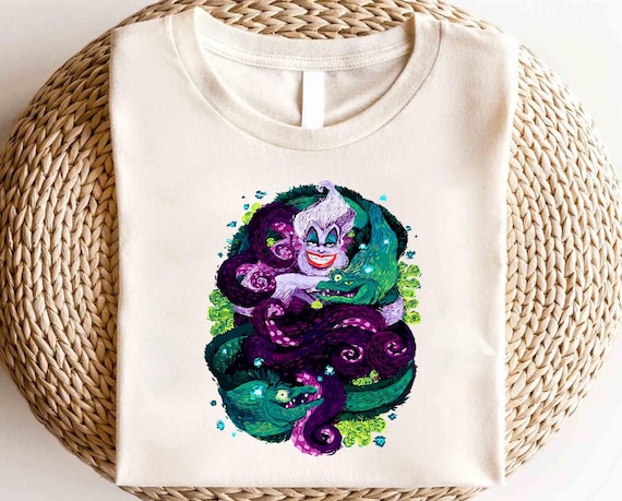 Camiseta de los villanos de Disney, Ursula La Sirenita, camiseta a