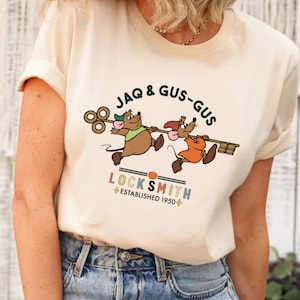 Grappige Gus Gus Mouse Vintage shirt, Assepoester Gus Gus shirt, Disneyland familie-uitstapje, Disney Gus-Gus shirt, Disney Kids shirt, Gus Varsity shirt
