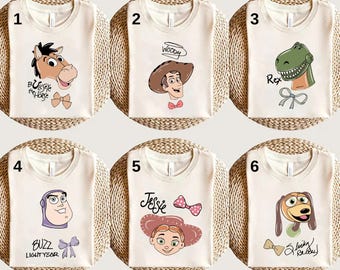 Maglietta acquerello Disney Toy Story Friends, Maglietta Disney Toy Story, Maglietta Disney Toy Story Land, Maglietta Toy Story You've Got A Friend In Me