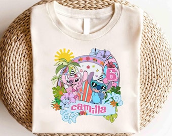 Disney Lilo And Stitch Birthday Shirt,Disney Stitch Shirt, Disney Stitch Ohana Shirt, Ohana Means Family Shirt, Disney Kids Birthday Shirt