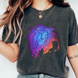 Disney The Lion King Silhouette Portrait Shirt, Simba Nala Shirt, The Lion King Birthday Shirt, Disney Animal Kingdom Shirt, Lion King Shirt