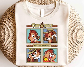 Disney Chip and Dale Safari Shirt, Disney Family Trip Shirt, Disney Double Trouble Shirt, Disney Couple Shirt, Disney Animal Kingdom Shirt