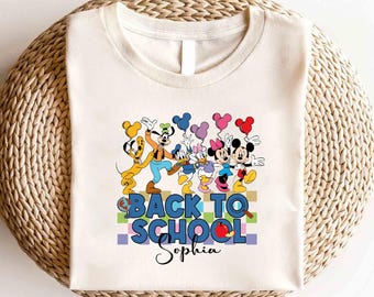 Disney First Day Of School Shirt, Disney Back To School Shirt, Disney Mickey And Friends Shirt, Teacher Life Shirt, Disney Preschool Shirt