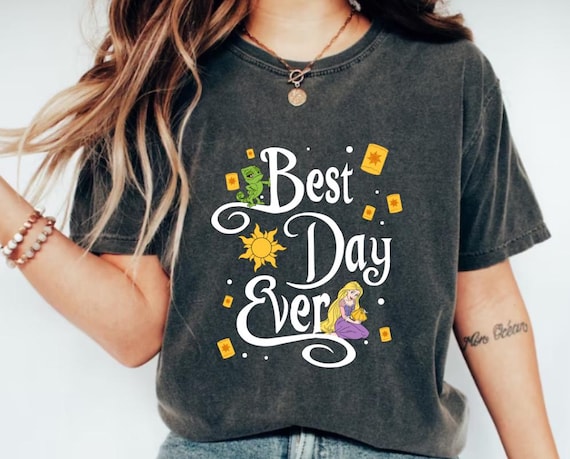 Disney Tangled Rapunzel Lantern Best Day Ever Shirt, Rapunzel Princess  Shirt, Disney Princess Shirt, Tangled Rapunzel Shirt,Girls Trip Shirt
