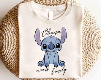 Disney Lilo And Stitch Friends Shirt, Disney Stitch Shirt, Stitch Ohana Shirt, Ohana Means Family Shirt, Magic Kingdom Shirt, Hawaii Shirt