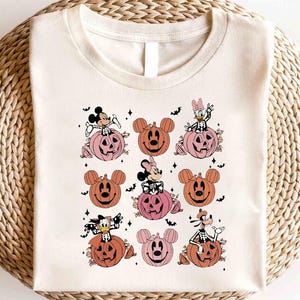 Disney Mickey and Friends Halloween Shirt, Spooky Season Shirt, Mickey Ghost Halloween Shirt, Trick Or Treat Shirt, Halloween Party Shirt