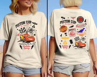 Disney Lightning McQueen Shirt, Radiator Springs Shirt, Disney Cars Land Shirt, Cars Characters Shirt, Piston Cup Shirt, Disney Cars Shirt