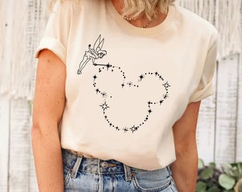 Disney passende Familie Shirt, Tinkerbell Micky Shirt, Tinkerbell T-Shirt, Tinkerbell Micky Ohr