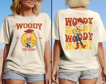 Camiseta de Woody de Toy Story de Disney, camiseta de fiesta de Toy Story de Disney, camiseta de Toy Story Land, camiseta de personajes de la película Toy Story, regalo de cumpleaños de Toy Story