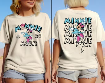 Camiseta da Minnie Mouse da Disney, Camiseta para Viagem à Disney, Camiseta para o Reino Mágico, Camiseta para Férias na Disney, Camiseta do Mickey e Amigos da Disney, Camiseta do Mickey