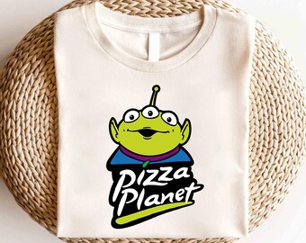 Camiseta de Toy Story Pizza Planet, camiseta de Disney Pizza Planet, camiseta para amantes de la pizza, camiseta de extraterrestre de Toy Story, camiseta de viaje a Disney, camiseta de vacaciones en Disneyland