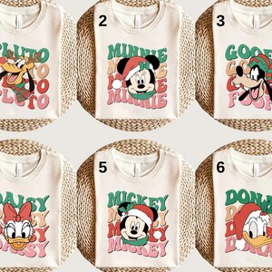 Disney Mickey and Friends Custom Christmas Shirt,Disney Mickey Christmas Lights Shirt,Christmas Party Shirt, Disney Matching Christmas Shirt