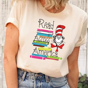 Dr. Seuss Read Across America Shirt Reading Day Shirt 100 Days School Shirt teacher Life Reading Friends Dr. Seuss Shirt dr. Seuss Shirt Etsy