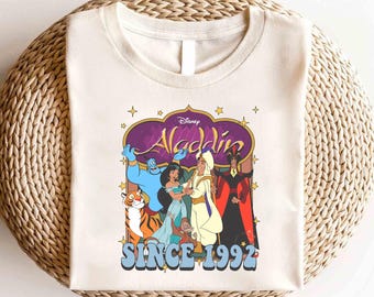 Princess Jasmine Shirt, Vintage Disney Comfort Colors Shirts