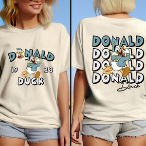 Disney Donald Duck Est 1928 Two-Sided Shirt, Disneyland Donald Shirt, Disney Mickey And Friends Shirt, Donald Duck Shirt,Disney Donald Shirt
