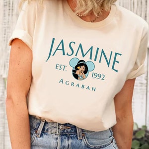 Jasmine Princess Shirt, Disney Princess Shirt, Jasmine Disney Shirt, Disney Character Shirt, Comfort Colors Shirt, Princess Shirt