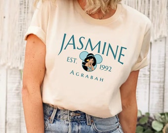 Jasmine Princess Shirt, Disney Princess Shirt, Jasmine Disney Shirt, Disney Character Shirt, Comfort Colors Shirt, Princess Shirt
