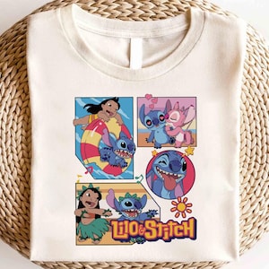Maglietta Disney Lilo e Stitch Friends, Maglietta Disney Stitch, Maglietta Stitch Ohana, Maglietta Ohana significa famiglia, Maglietta Magic Kingdom, Maglietta Aloha Hawaii