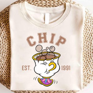 Disney Beauty And The Beast Chip Shirt,Disney Princess Belle Shirt,Birthday Girl Trip Shirt,Belle Princess and Beast Shirt, Disney Belle Tee