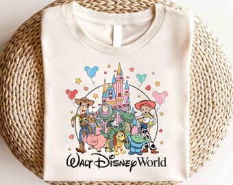 Disney Toy Story Character Shirt,Disney Toy Story Friends Shirt,Buzz Woody Jessie Slinky Aliens,Toy Story Birthday Shirt,Toy Story Movie Tee