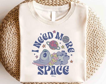 Disney Lilo And Stitch Friends Shirt, Disney Stitch I Need More Space Shirt, Stitch Ohana Shirt,Ohana Means Family Shirt,Magic Kingdom Shirt