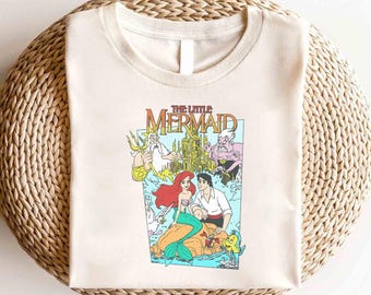 Camiseta de La Sirenita de Disney, camiseta de Ariel Flounder, camiseta de la Princesa Ariel, camiseta de Disney Girls Trip, camiseta de cumpleaños de princesa, camiseta Magic Kingdom