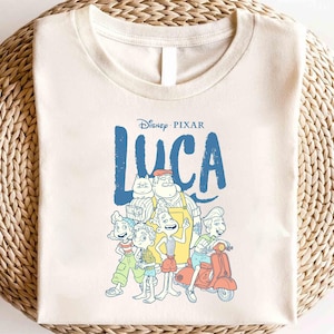 Disney Luca Shirt, Disney Luca Charaktere Shirt, Disney Süß Luca Alberto Shirt, Disney Luca und Freunde Shirt, Disney Familien Reise Shirt