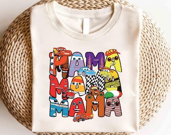 Disney Cars Mama Lightning Mcqueen Shirt, Mothers Day Shirt, Disney Cars Character Shirt, Disney Cars Matching Shirt, Radiator Springs Shirt