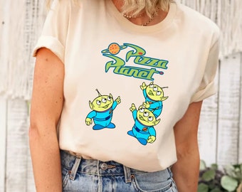 Toy Story Pizza Planet Shirt, Disney Pizza Planet Shirt, Pizza Lover Shirt, Toy Story Alien Shirt, Disney Trip Shirt,Disneyland Vacation Tee