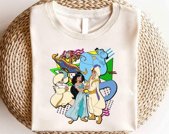 Princess Jasmine Shirt, Vintage Disney Comfort Colors Shirts