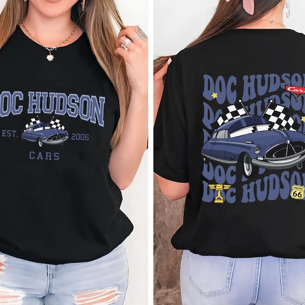 Two Sided Retro Disney Cars Fabulous Hudson Hornet Shirt,Pixar Doc Hudson Shirt,Piston Cup Legend Tee,Disney Cars Shirt,Disney Car Doc Shirt