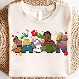 Disney Princess Moana Custom Name Shirt, Disney Girl Shirt,Disney Princess Shirt,Princess Moana Shirt,Moana Shirt,Disney Girl Birthday Shirt