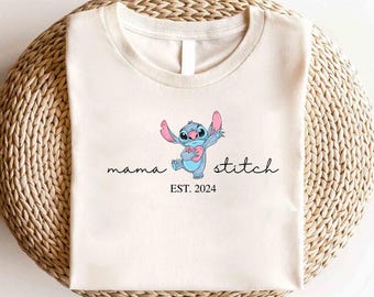 Disney Lilo And Stitch Mama Shirt, Disney Stitch Mama Shirt, Stitch Mothers Day Shirt, Disney Mama Shirt, Disney Lilo And Stitch Shirt