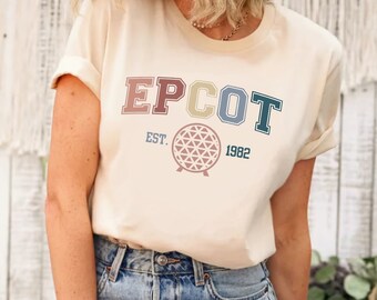 Disney Epcot 1982 Tshirt,Walt Disney World Tshirt, Retro Disneyworld Shirt, Vintage Epcot 1982 Shirt, Mickey And Friends,Disney Trip Shirt