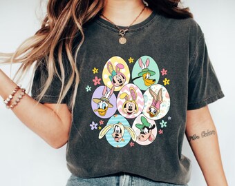 Disney Mickey and Friends Happy Easter Egg Shirt,Happy Easter Egg Shirt,Mickey Friends Easter Egg Shirt,Disney Characters Happy Easter Shirt