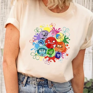 Disney Pixar Inside Out Shirt, Mental Health Tee, Disney Inside Out 2 Movie Shirt, Disney Feelings Tee, Disney Inside Out Characters Shirt