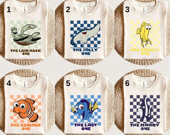 Disney Custom Finding Shirt, Finding Nemo Shirt, Animal Kingdom Shirt, Finding Nemo Character Shirt, Finding Nemo Birthday Party Shirt