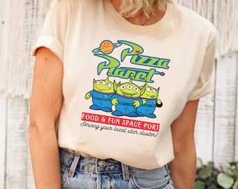 Toy Story Pizza Planet Shirt, Disney Pizza Planet Shirt, Pizza Lover Shirt, Toy Story Alien Shirt, Disney Trip Shirt,Disneyland Vacation Tee