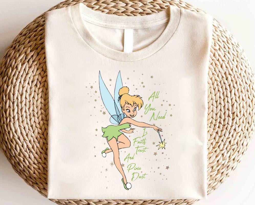 Disney Tinkerbell Shirt, Disney Princess Tinkerbell Shirt,disney Tinkerbell  Neverland Shirt,disney Matching Family Shirt,magic Kingdom Shirt - Etsy, image size:996x802
