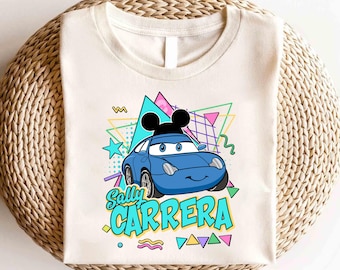 Disney Cars Sally Carrera Watercolor Shirt, Disney Cars Shirt, Disney Cars Matching Shirt, Radiator Springs Shirt, Disney Piston Cup Shirt