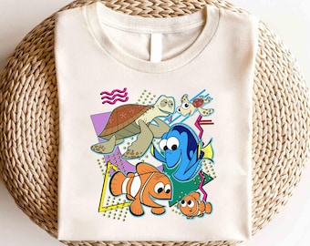 Disney Finding Friends Shirt,Finding Nemo Shirt,Animal Kingdom Tee,Finding Nemo Character Shirt,Finding Nemo Birthday Party Shirt,Kids Shirt
