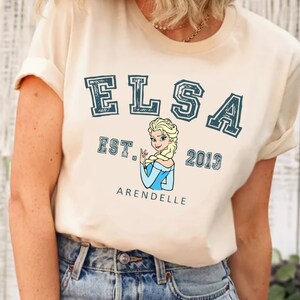 Retro Disney Frozen Elsa Shirt,Disney Princess Shirt,Elsa Disney Shirt,Disney Character Shirt, Princess Comfort Colors Shirt, Princess Shirt