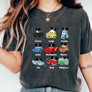 Disney Cars Lightning Mcqueen Ohren Shirt, Disney Cars Shirt, Disney Cars Charakter Shirt, Heizkörper Springs Shirt