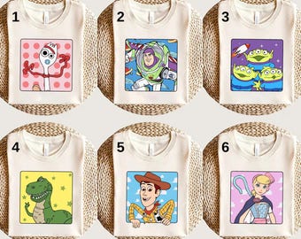 Maglietta acquerello Disney Toy Story Friends, Maglietta Disney Toy Story, Maglietta Disney Toy Story Land, Maglietta Toy Story You've Got A Friend In Me