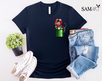 Camisa Super Mario, camisa personalizada do Mario, roupas infantis personalizadas, camisa das férias do Mario, camisa Super Mario Bowser