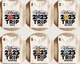 Disney 2025 Trip Cars Character Shirt, Disney Cars Family Shirt, Disney Cars Birthday Party Shirt, Lightning McQueen Shirt,Disney Cars Shirt