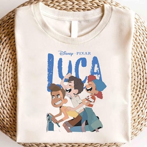 Disney Luca Shirt, Disney Luca Charaktere Shirt, Disney Süß Luca Alberto Shirt, Disney Luca und Freunde Shirt, Disney Familien Reise Shirt