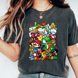 Super Mario Bowser Shirt, Super Mario Shirt, Super Mario Freunde Shirt, Super Mario Familie, Mario Shirt, Super Mario Geburtstag Shirt
