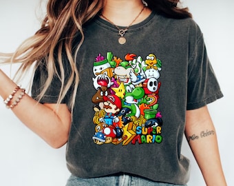 Super Mario Bowser Shirt, Super Mario Shirt, Super Mario Friends Shirt, Super Mario Family, Mario Shirt,Super Mario Birthday Shirt